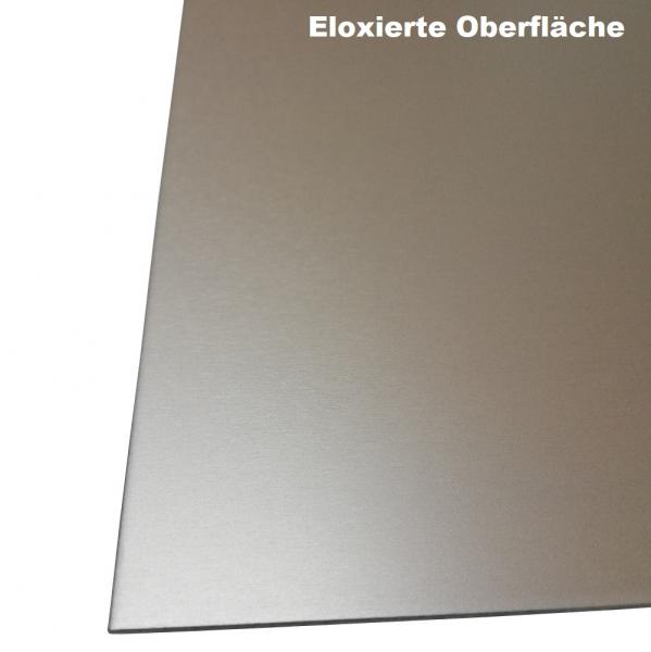 Aluminium Glattblech silber natur eloxiert 1,0mm stark